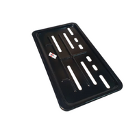 Universal No. Plate Frame Set Plastic