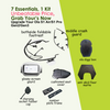 7 In One Accessories Combo Kit With Bothside Foldable Buddy Step For Ola S1 Air/S1 Pro Gen2/S1 Pro Gen 3