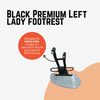 Heavy duty Black Premium Left lady footrest for vida V1/V1 Pro/V1 plus/V2/V2 Pro/V2 plus