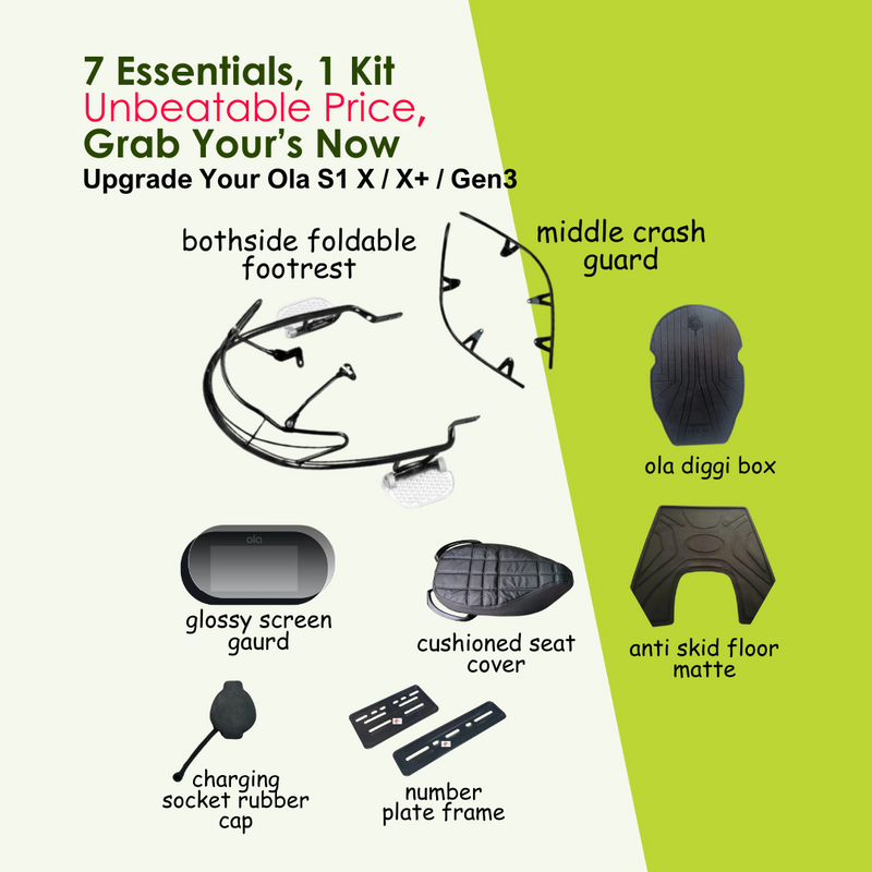 All In One Accessories Kit For Ola S1 X/S1 X+/Gen 3
