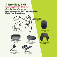 All In Combo Kit With Motta Pipe Crash Guard For Ola S1 X/S1 X+/Gen 3