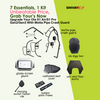 Combo Pack Of 7 In one Accessories Kit with motta pipe crash guard For Ola S1 Air/S1 Pro Gen2/S1 Pro Gen3