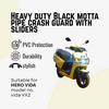 Heavy duty Black Motta pipe crash guard with sliders for Vida VX2