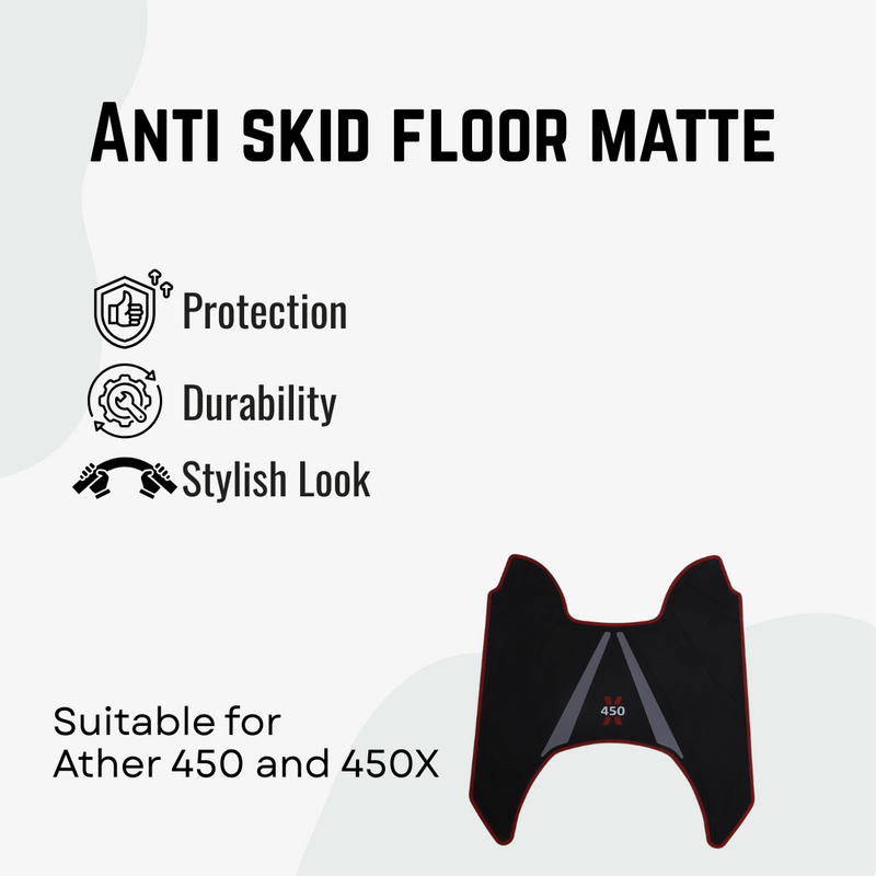 Anti skid floor matte for Ather 450 and 450X