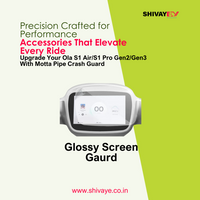 Combo Pack Of 7 In one Accessories Kit with motta pipe crash guard For Ola S1 Air/S1 Pro Gen2/S1 Pro Gen3