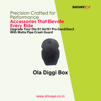 Combo Pack Of 7 In one Accessories Kit with motta pipe crash guard For Ola S1 Air/S1 Pro Gen2/S1 Pro Gen3
