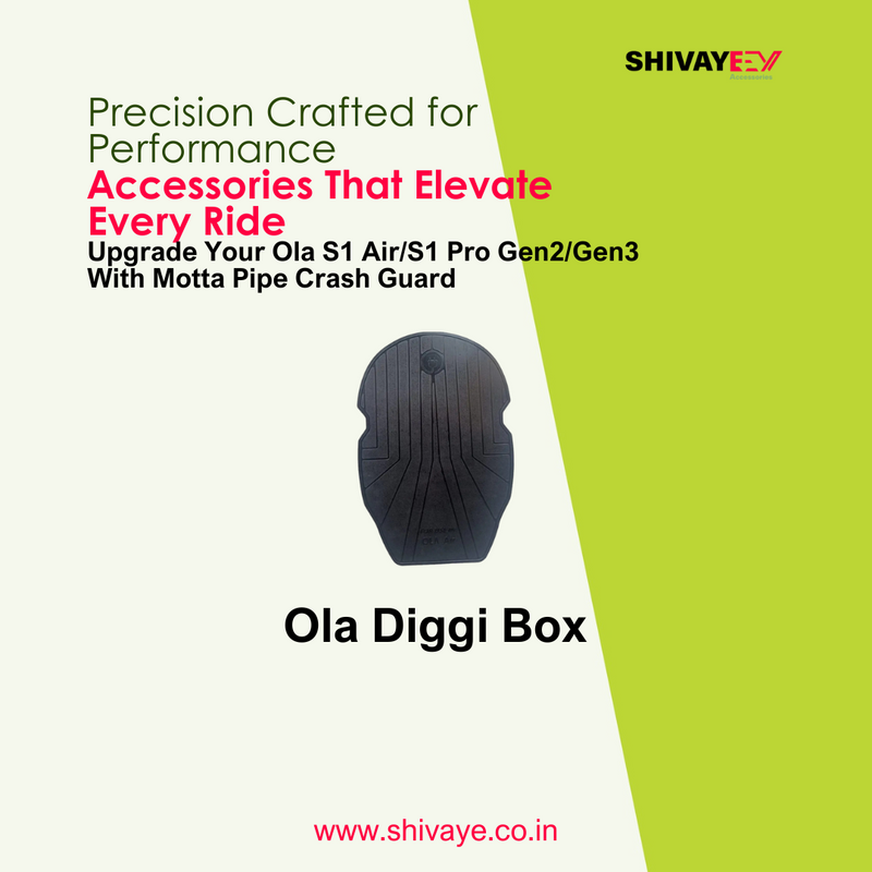 Combo Pack Of 7 In one Accessories Kit with motta pipe crash guard For Ola S1 Air/S1 Pro Gen2/S1 Pro Gen3