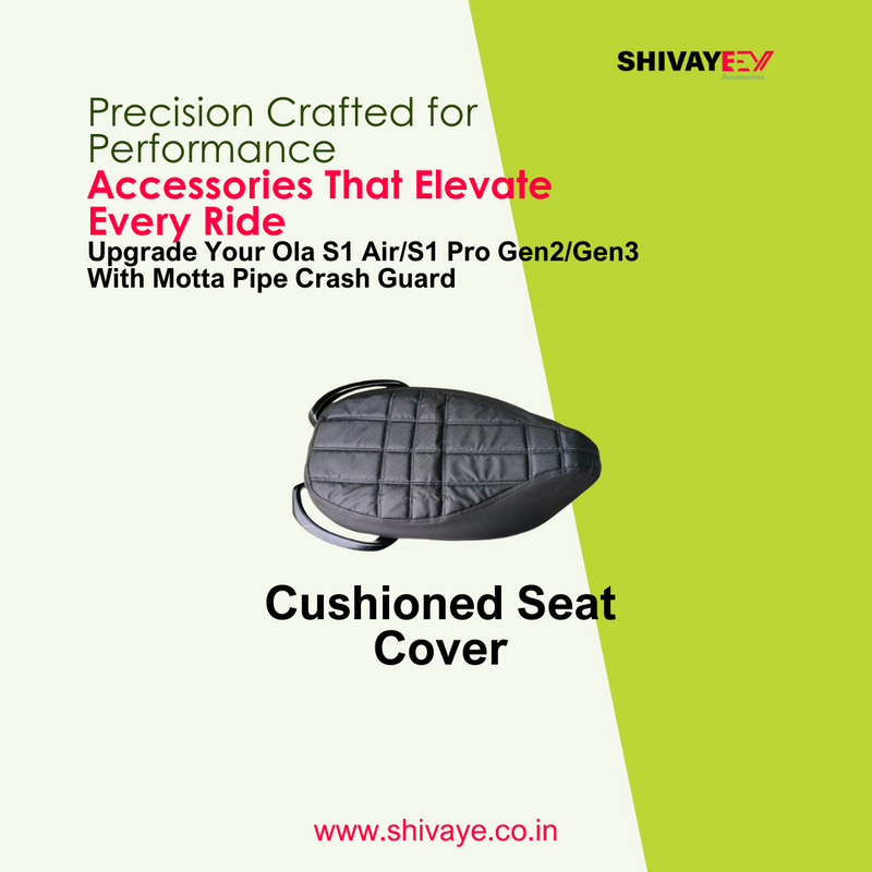 Combo Pack Of 7 In one Accessories Kit with motta pipe crash guard For Ola S1 Air/S1 Pro Gen2/S1 Pro Gen3