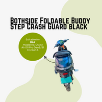 Bothside Foldable Buddy Step Crash Guard black For Ola S1 Air/S1 Pro Gen2/S1 X+/Gen 3