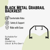 Black Metal Grabrail backrest for ola S1 and S1 pro Gen1