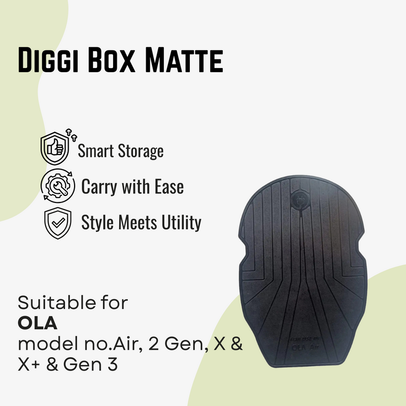 Ola Diggi Box Matte for ola Air, 2 Gen, X & X+  & Gen 3